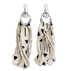 African white Mud cloth